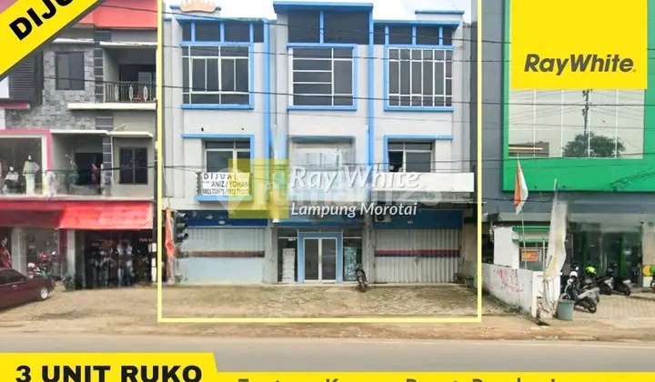 ruko 3 pintu pusat kota