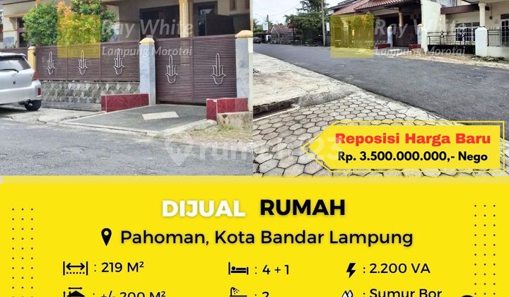 rumah murah pahoman tanjung karang pusat 1