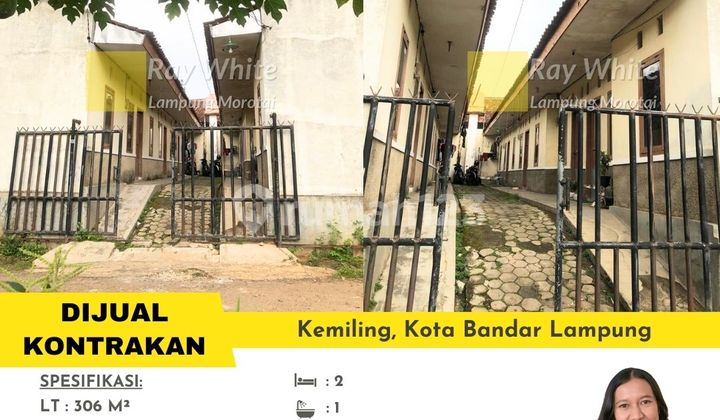 dijual rumah kontrakan 8 pintu kemiling 1