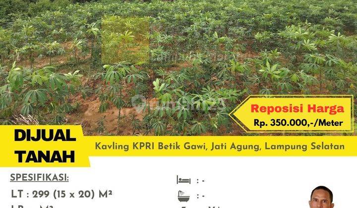 dijual tanah murah jati agung lampung selatan 1