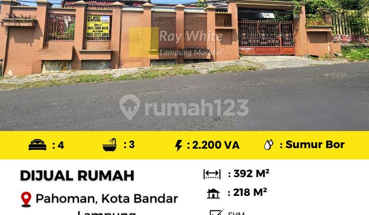 rumah murah pahoman tanjung karang pusat 1