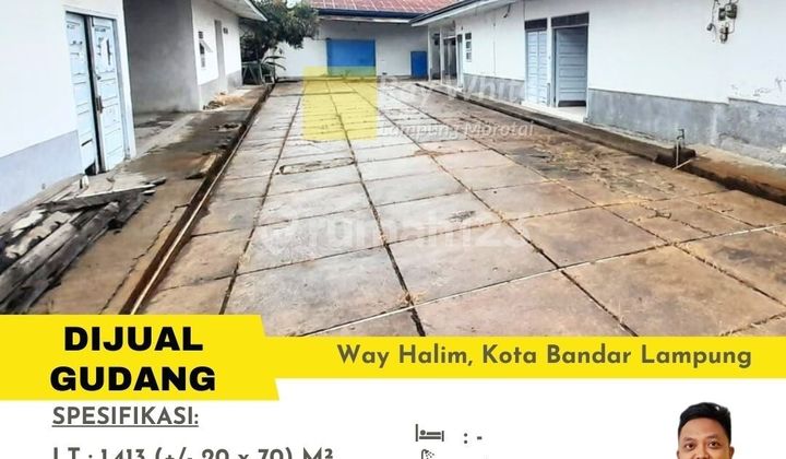 jual gudang murah way halim 1