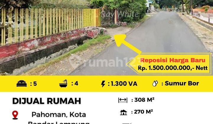 rumah murah pahoman tanjung karang pusat 1