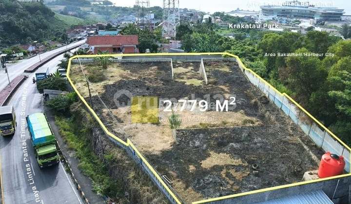 Tanah Luas 2279 View Laut di Bakauheni, Lampung Selatan