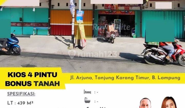 dijual ruko 4 pintu 2