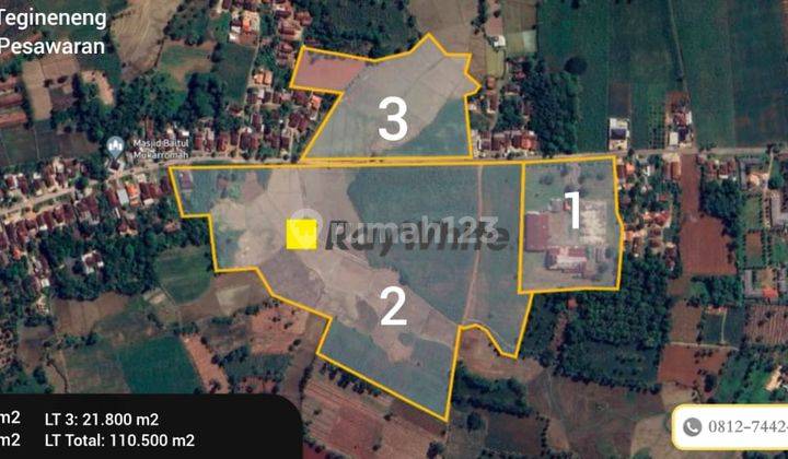 Dijual Lahan di Kawasan Industri Tegineneng Pesawaran Lampung 1