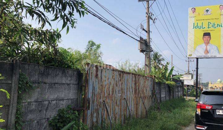 Tanah Kosong di Jalan Lintas sumatera Natar desa Bumisari Natar 1