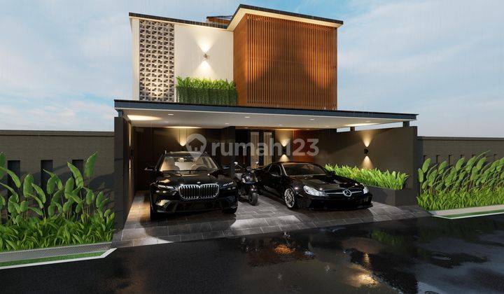 New 2-storey house ready to live in, fully furnished in Renon Denpasar 1