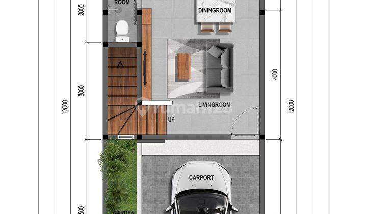 2-story minimalist modern house near Rs Balimed Denpasar 2