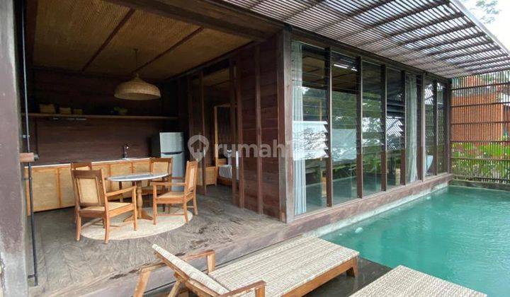 Villa Mewah Ubud 3 Bedrooms Dalam Resort View Hutan Tropis 2