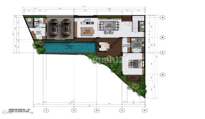 Villa Mewah Canggu 5 Menit Menuju Pantai One Gate System 2