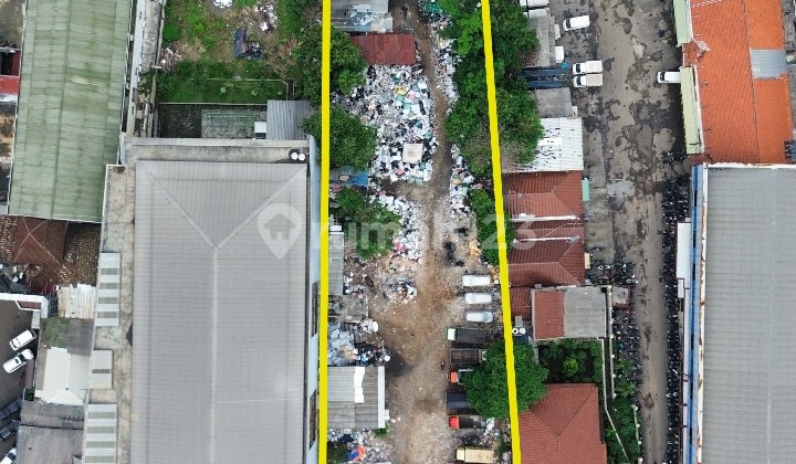 Di.jual Tanah Strategis Depan.jalan Besar Bebas Banjir Di.jln.raya Bekasi Jaktim