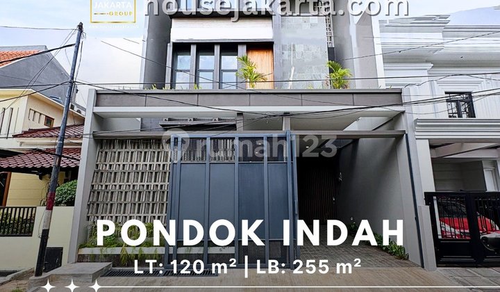 Di.jual Rumah Modern Minimalist Pondok.indah Jaksel