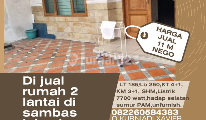 Di.jual Rumsh Sungai Sambas Kebayorsn Baru Jaksel