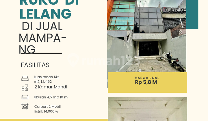 Cheapest Shophouse For Sale Via Auction In Mampang Prapatan South Jakarta Cheapest Shophouse For Sale Via Auction In Mampang Prapatan South Jakarta