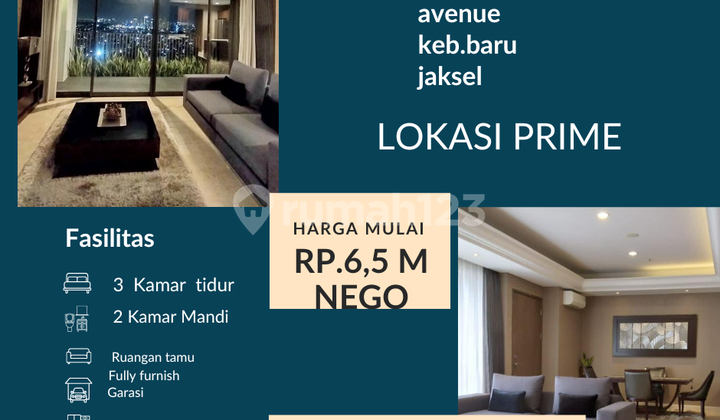 For Sale One Park Avenue South Jakarta