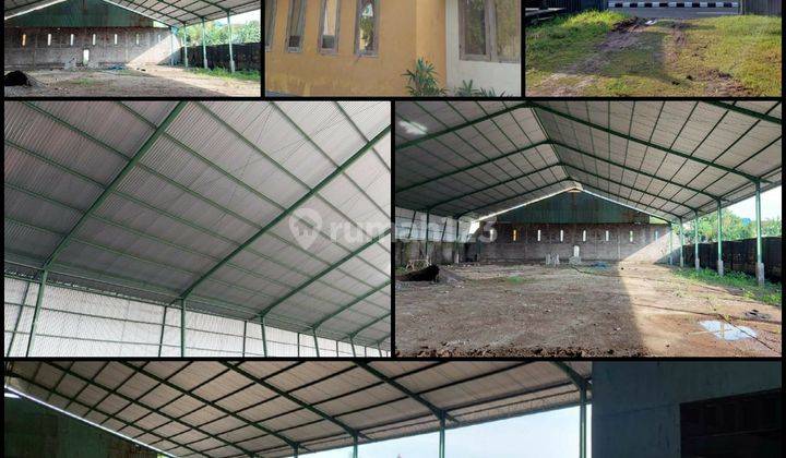 Tanah bonus gudang dan kantor di jalan utama Ida Bagus Mantra 6