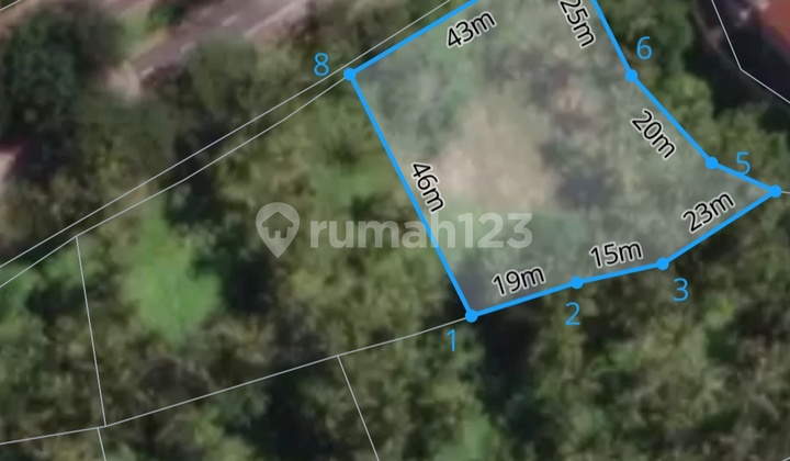 Land on Ida Bagus Mantra Main Road, Saba, Gianyar.