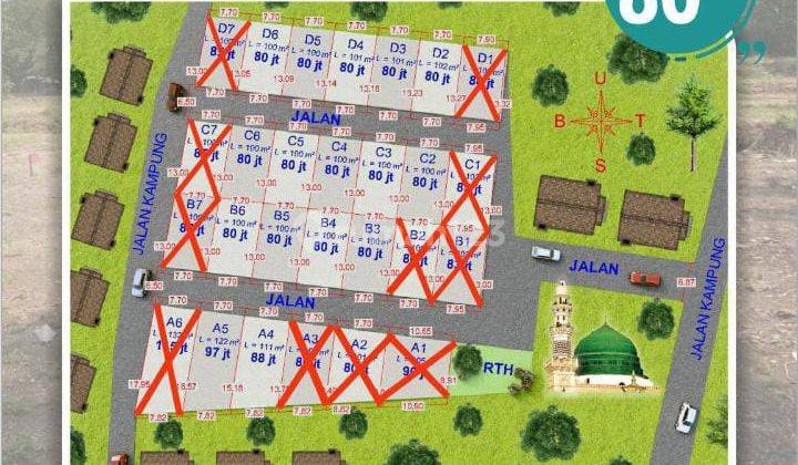 Tanah Kavling Pekarangan Jual Hanya 80jt Legalitas SHM Di Bayat Klaten 1