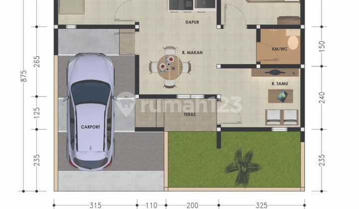 Jual Rumah Scandinavian Di Ngawen Dekat Rsi Klaten, Murah Siap Kpr  8