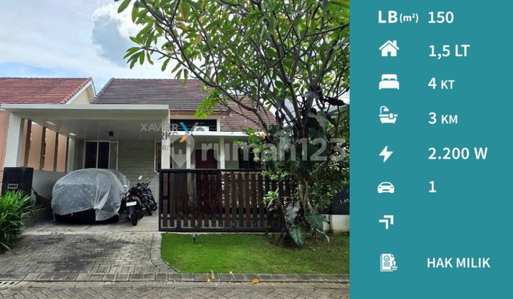 Rumah Semi Furnish Super Nyaman di Greenwood Araya Malang | Rumah123