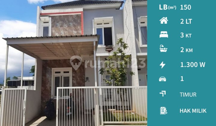 Rumah 2 Lantai Modern Minimalis di Joyo Agung Malang