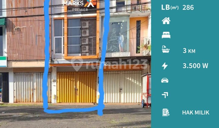 Ruko Parkis Spacious Suitable for All Businesses Dieng Road Axis Malang