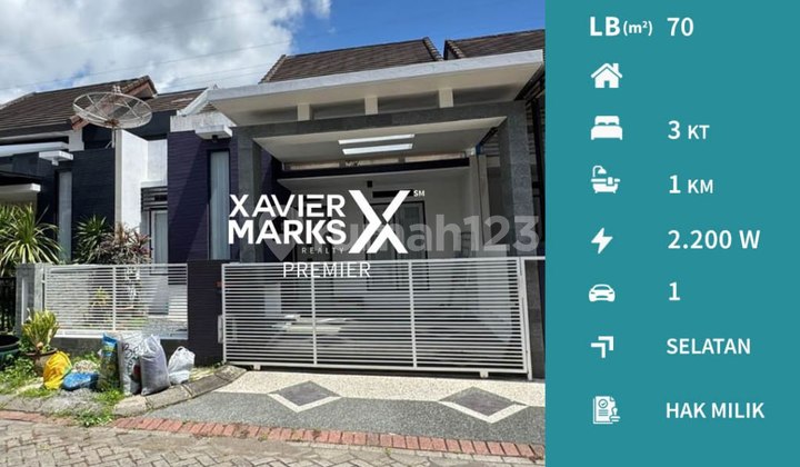 Rumah Tengah Kota Dekat Ub di Permata Jingga Malang Rumah Tengah Kota Dekat Ub di Permata Jingga Malang