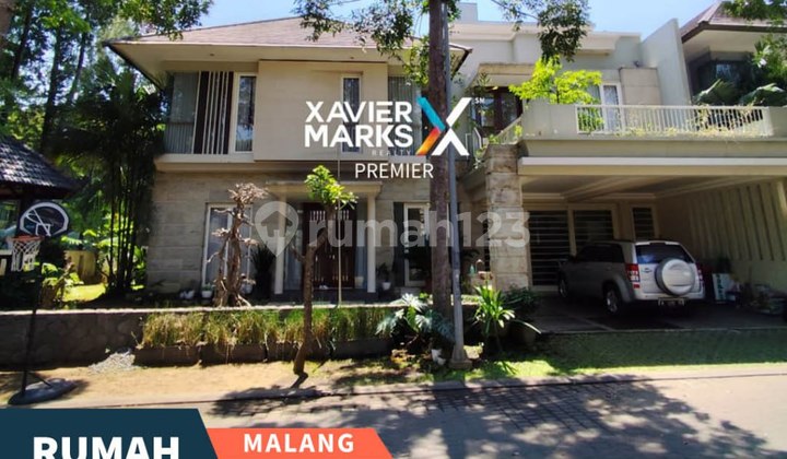 Rumah Hook Mewah Semi Furnish di Riverside Malang