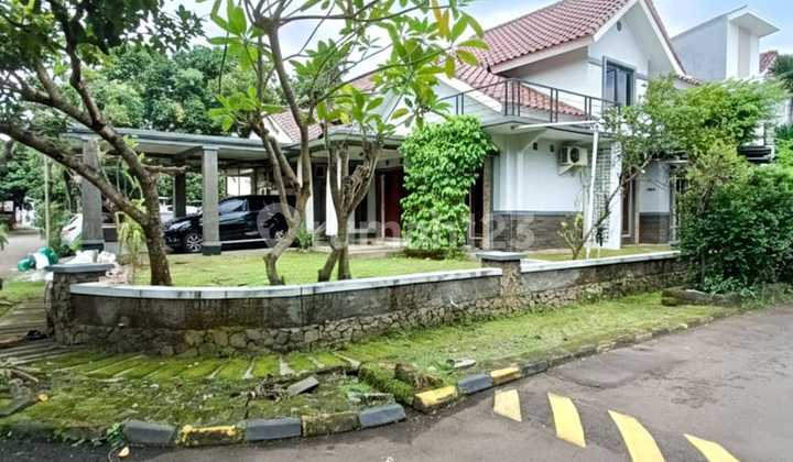 Rumah Posisi Hook Siap Huni Taman Cantik di Sektor 9 Bintaro Jaya
