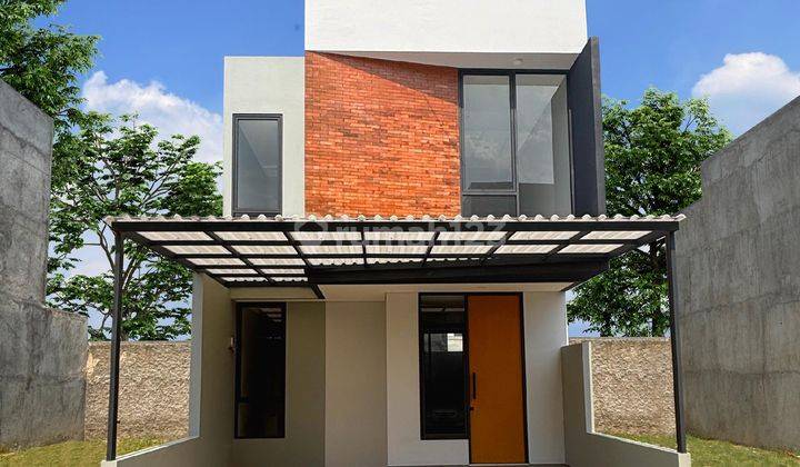 Rumah Modern Tropis 2 Lantai di Pondok Ranji 1