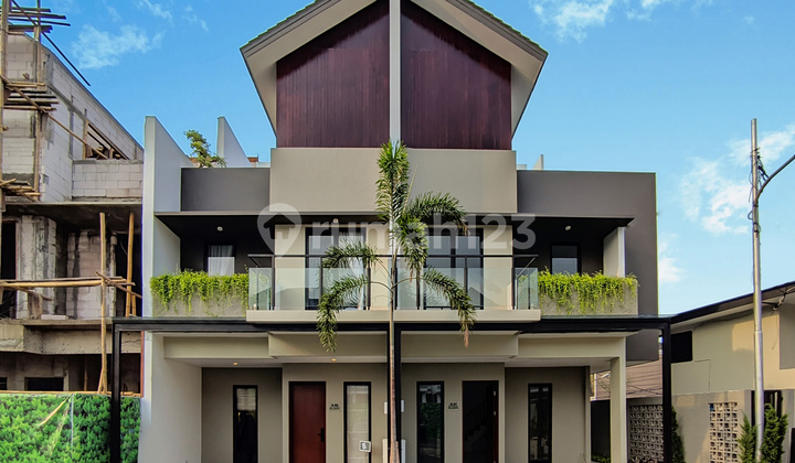 3-Storey House with Rooftop Garden & Multifunction Room in Bintaro 2
