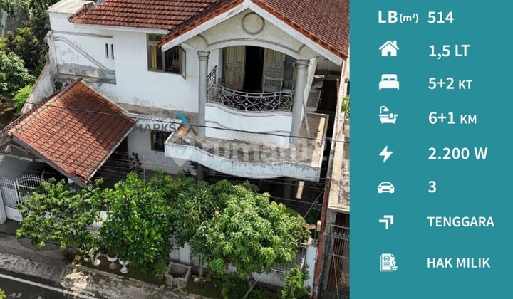 Rumah Pusat Kota Siap Huni di Jl Bunga-Bunga Malang