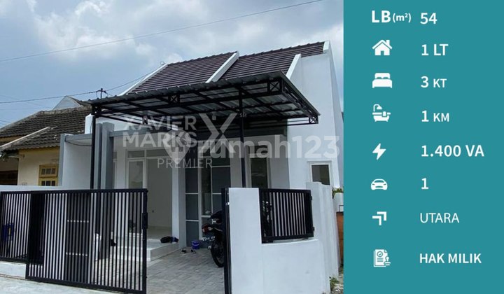 Rumah Hook Dekat Pusat Kota di Sawojajar Malang