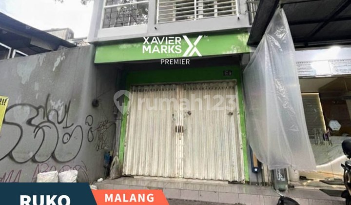 Ruko 2 Lantai Nol Jalan di Jl Bunga-Bunga Malang