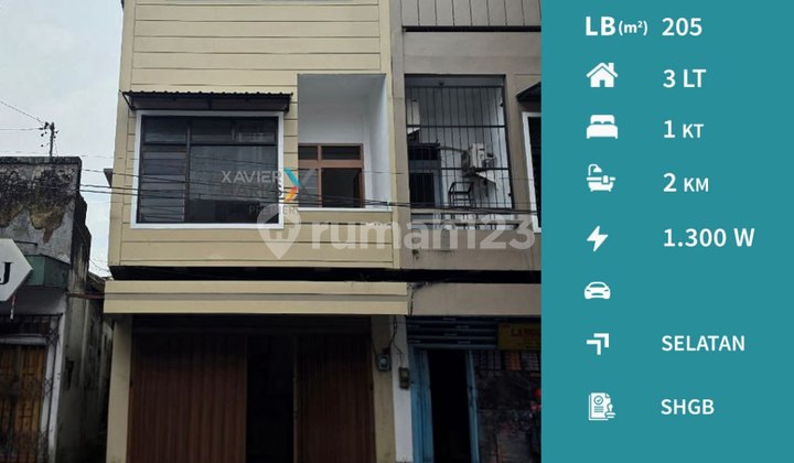 Ruko Terawat Kawasan Perdagangan di Kyai Tamin Malang