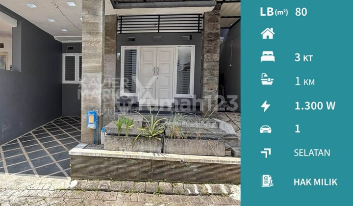 Rumah Semi Furnish Akses Mudah di Lowokwaru Malang