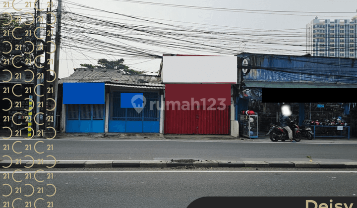 Disewakan Tanah Di Jalan Raya Bogor Diatas Tanah Ada Bangunan 3 Kios 1