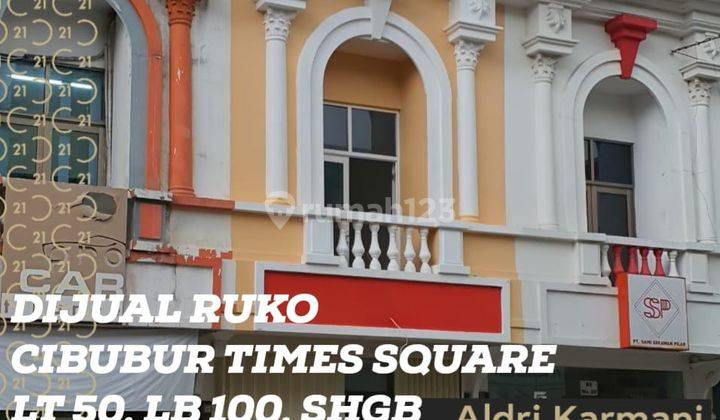 Dijual Ruko 2 Lantai Di Cibubur Times Square 1