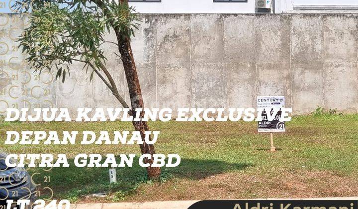 DIJUAL TANAH KAVLING HADAP DANAU CITRA GRAN CBD CIBUBUR 1