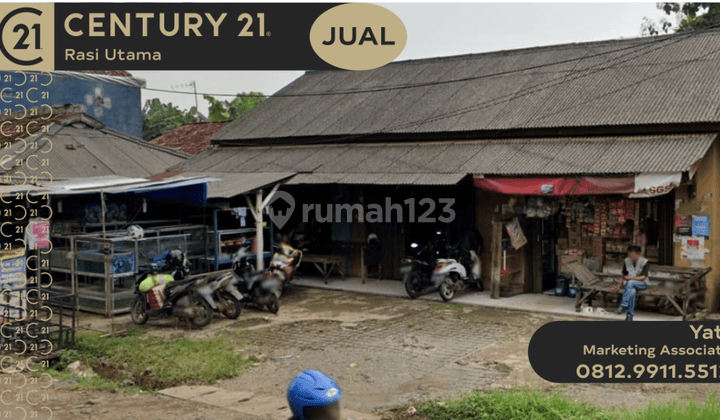 DIJUAL RUMAH HITUNG TANAH DI JALAN RAYA JONGGOL 1