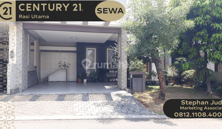DISEWAKAN RUMAH 2 LANTAI DI DALAM CLUSTER KOTA WISATA CIBUBUR 1