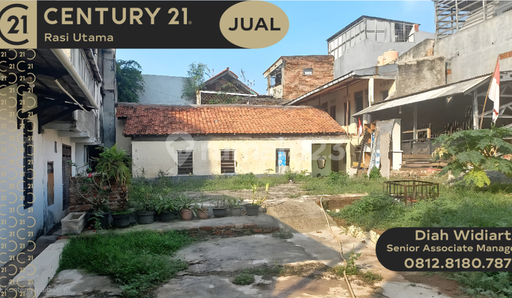 Dijual Rumah Hitung Tanah di Jalan Salemba Tengah Jakarta Pusat