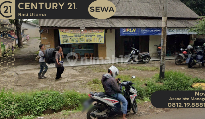 LAND CALCULATION HOUSE IN A STRATEGIC LOCATION ON JONGGOL MAIN ROAD, BOGOR