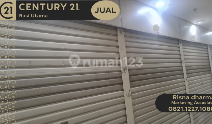 DIJUAL KIOS GANDENG 3 DI LANTAI DASAR PROYEK SENEN JAKARTA PUSAT 1