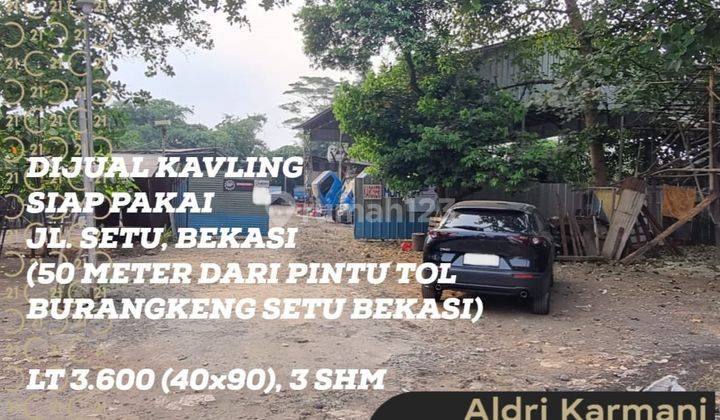 Dijual Kavling Siap Pakai Di Jalan Setu Bekasi  1