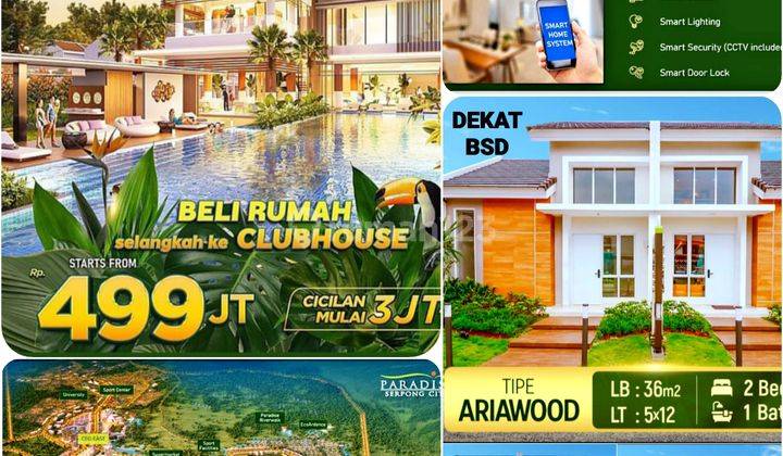 DI PASARKAN PERUMAHAN PARADISE SERPONG 2 GUNUNG SINDUR BOGOR  1