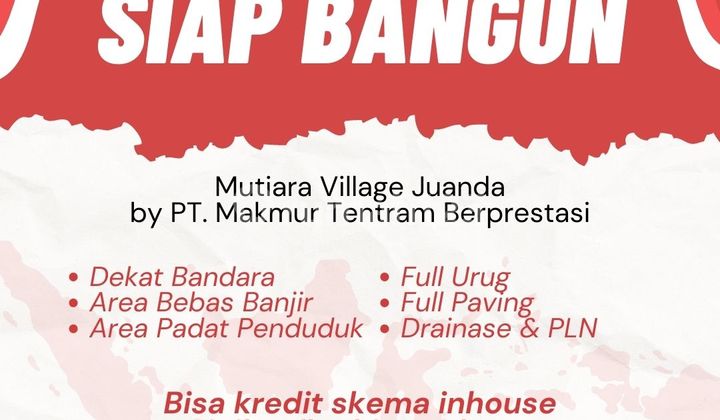 Tanah Murah Dekat Spbu Bypass Juanda Kredit Inhouse Cicilan Flat 1