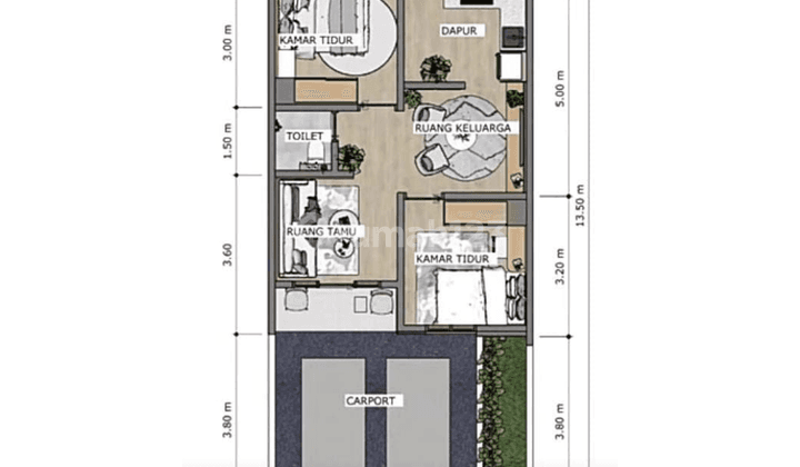 Rumah Minimalis 0 Jln Raya Harga 250jt Beli Tanahnya Saja 95jt 2