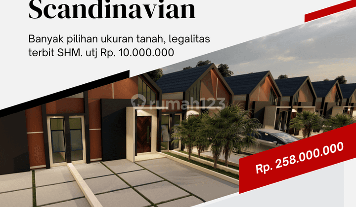 Rumah Skandinavia Dekat Polsek Sukodono Dijual Cash Keras Saja 1